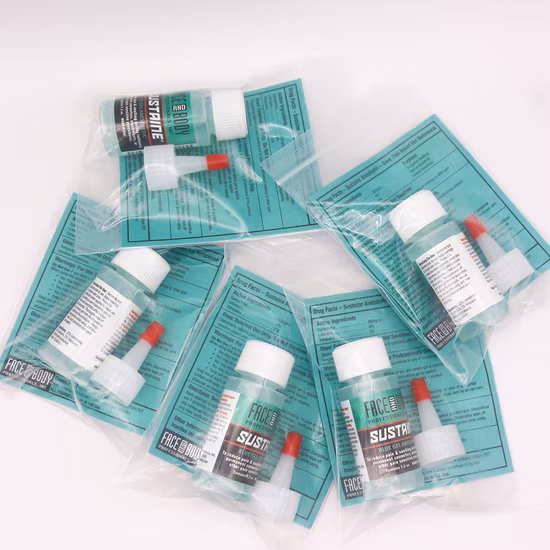 Tatuagem de preço de fábrica de 1,2 onças durante o procedimento produto anestésico tópico gel anestesiante Sustaine Blue Gel