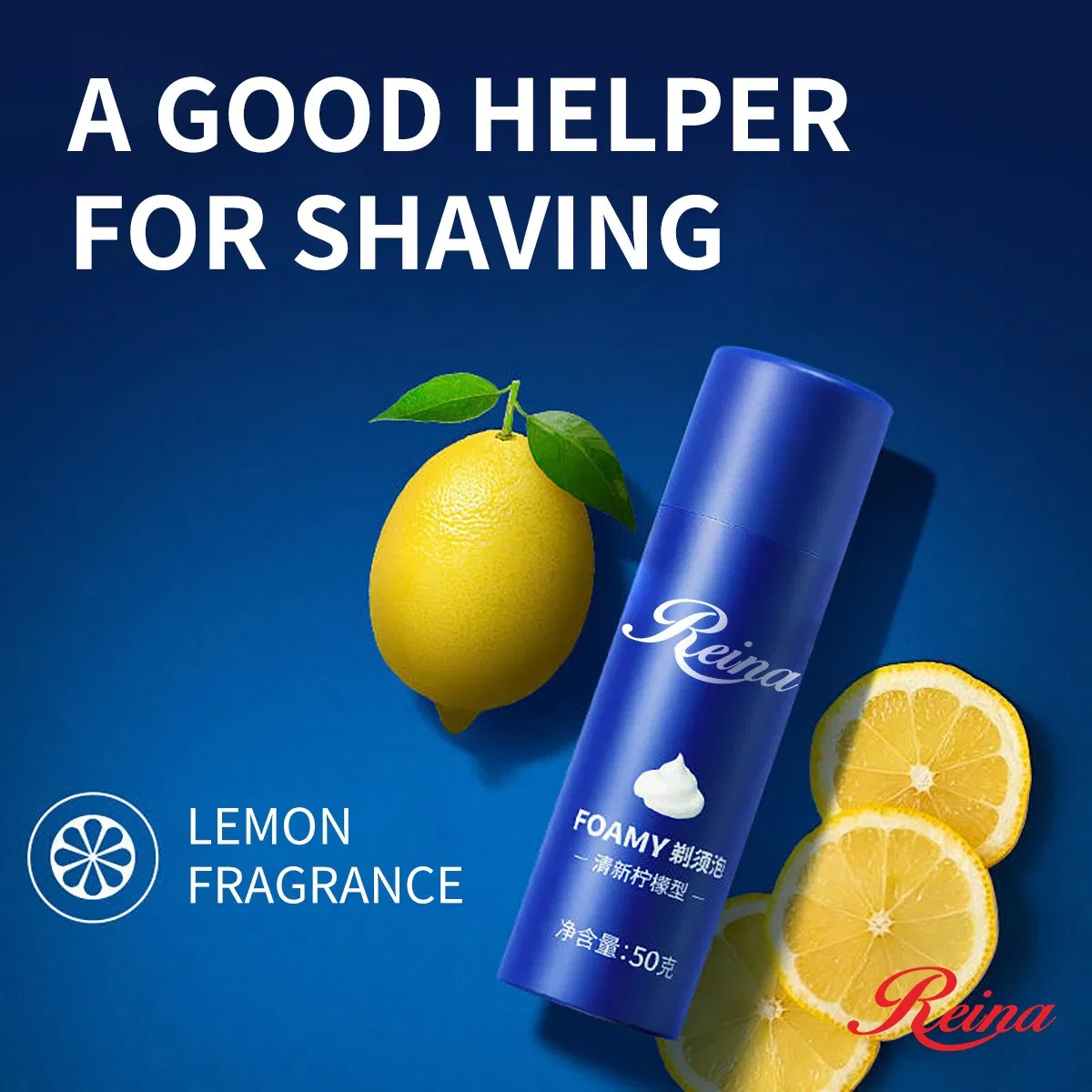 Venda quente preço de fábrica creme de barbear espuma de barbear para homens