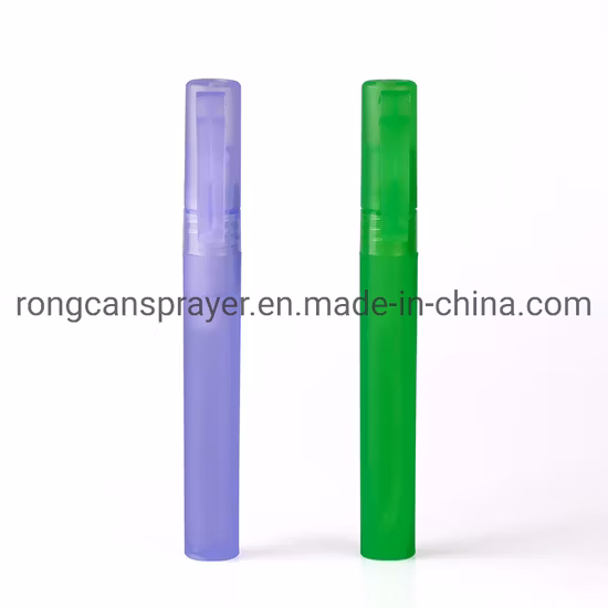 Caneta de perfume cosmética plástica para animais de estimação de alta qualidade 10ml spray com pulverizador de névoa para desinfetante para as mãos
